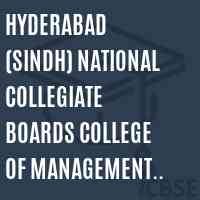 Hyderabad (Sindh) National Collegiate Boards College of Management MMS CHM College Compound Ulhasnagar Dist Thane 421 103 Logo