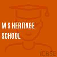M S Heritage School Logo