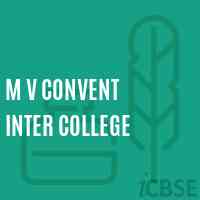 M V Convent Inter College Logo