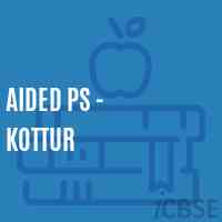 Aided Ps - Kottur Primary School Logo
