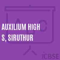 Auxilium High S, Siruthur High School Logo