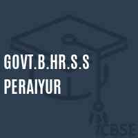 Govt.B.Hr.S.S Peraiyur High School Logo