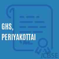 Ghs, Periyakottai School Logo