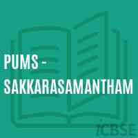 Pums - Sakkarasamantham Middle School Logo
