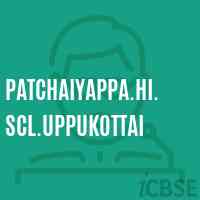 Patchaiyappa.Hi.Scl.Uppukottai Secondary School Logo