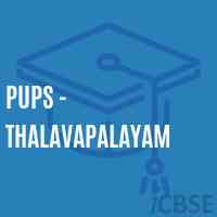Pups - Thalavapalayam Primary School Logo