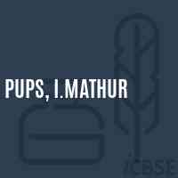 Pups, I.Mathur Primary School Logo