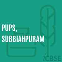 Pups, Subbiahpuram Primary School Logo
