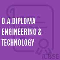 D.A.Diploma Engineering & Technology College Logo