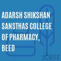Adarsh Shikshan Sansthas College of Pharmacy, Beed Logo