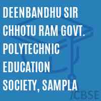 Deenbandhu Sir Chhotu Ram Govt. Polytechnic Education Society, Sampla College Logo