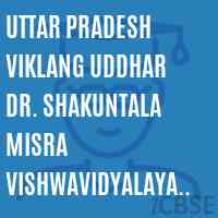 Uttar Pradesh Viklang Uddhar Dr. Shakuntala Misra Vishwavidyalaya (Lucknow) Logo