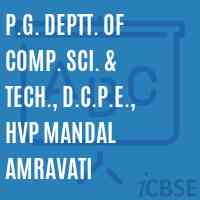 P.G. Deptt. of Comp. Sci. & Tech., D.C.P.E., Hvp Mandal Amravati College Logo