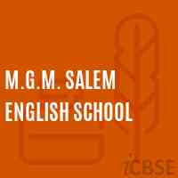 M.G.M. Salem English School Logo