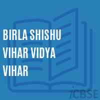 Birla Shishu Vihar Vidya Vihar School Logo