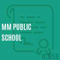 Mm Public School Logo