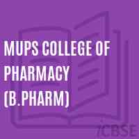 Mups College of Pharmacy (B.Pharm) Logo