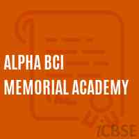 Alpha BCI Memorial Academy School Logo