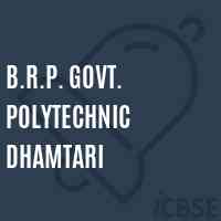 B.R.P. Govt. Polytechnic Dhamtari College Logo
