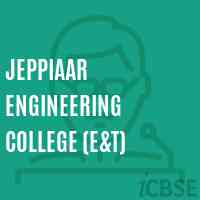 Jeppiaar Engineering College (E&t) Logo