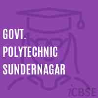 Govt. Polytechnic Sundernagar College Logo