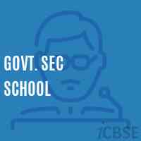 Govt. Sec School Logo