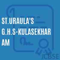 St.Uraula'S G.H.S-Kulasekharam High School Logo