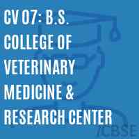CV 07: B.S. College of Veterinary Medicine & Research Center Logo