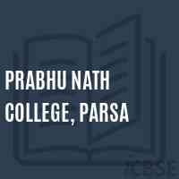 Prabhu Nath College, Parsa Logo