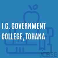 I.G. Government College, Tohana Logo