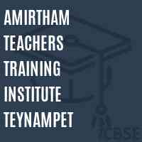 Amirtham Teachers Training Institute Teynampet Logo