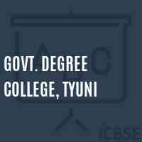 Govt. Degree College, Tyuni Logo