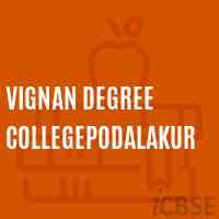 Vignan Degree CollegePodalakur Logo