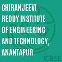 Chiranjeevi Reddy Institute of Engineering and Technology, Anantapur Logo