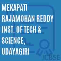 Mekapati Rajamohan Reddy Inst. of Tech & Science, Udayagiri College Logo