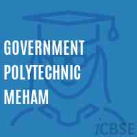 Government Polytechnic Meham College Logo