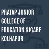 Pratap Junior College of Education Nigare Kolhapur Logo