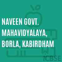 Naveen Govt. Mahavidyalaya, Borla, Kabirdham College Logo