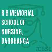 R B Memorial School of Nursing, Darbhanga Logo