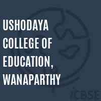 Ushodaya College of Education, Wanaparthy Logo