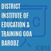 District Institute of Education & Training Goa Barodz Logo