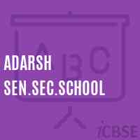 Adarsh Sen.Sec.School Logo