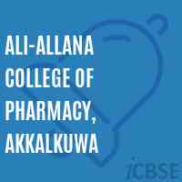 Ali-Allana College of Pharmacy, Akkalkuwa Logo