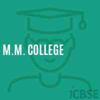 M.M. College Logo