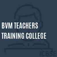 Bvm Teachers Training College Logo