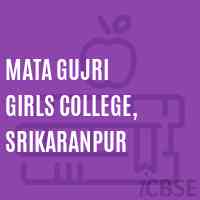 Mata Gujri Girls College, Srikaranpur Logo
