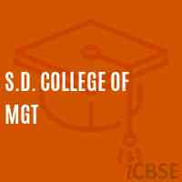 S.D. College of Mgt Logo