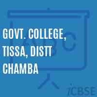 Govt. College, Tissa, Distt Chamba Logo