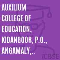 Auxilium College of Education, Kidangoor, P.O., Angamaly, Ernakulam Logo