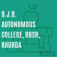 B.J.B. Autonomous College, BBSR, Khurda Logo